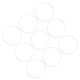 thumbnail image 2 of EeaseMX Anillo de sellado de silicona blanco, 10 Uds., anillo a prueba de fugas para cocina, exprimidor, licuadora, hogar, 2 of 7