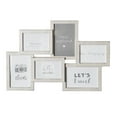 thumbnail image 5 of Crystal Art Gallery Distressed Cream White Wall Hanging Photo Collage Picture Frame - 12.5" x 18", 5 of 6