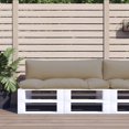 thumbnail image 1 of vidaXL Pallet Cushions 2 pcs Taupe Fabric, 1 of 5