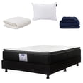 thumbnail image 1 of Colchon Matrimonial Dicasa Legan con Box y Sábanas Softy Almohada One Protector, 1 of 8