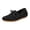 Black, variant on Women's Bow Slip on Penny Loafers Walking Shoes Fall Trendy Casual Soft Sole Non Slip Work Flat Driving Dress Footwear Grey Size 9
