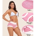thumbnail image 7 of CF Womens Modal Underwear No Show Hipster Panties for Women Pack Full Coverage Workout Briefs Comfy Soft Smooth Ladies Gym Sports Undies(5C,L), 7 of 7