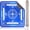 Blue31.5"x31.5", variant on Mahjong Mat for Table with Rules 31.5''x31.5'', Anti Slip Waterproof Game Mat for