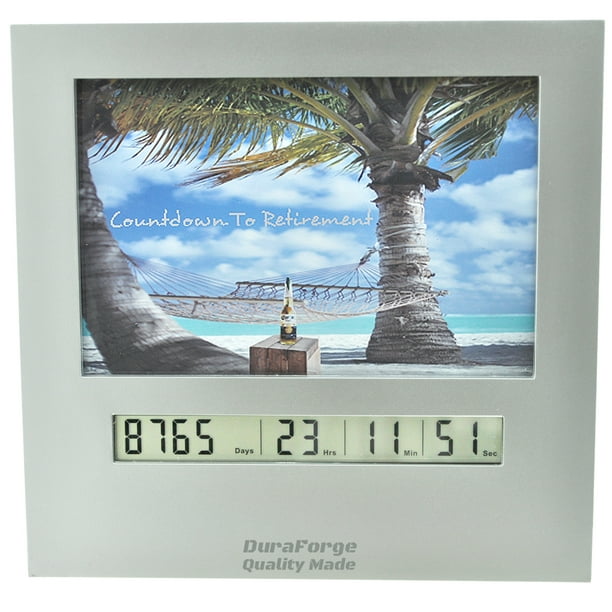 Retirement Countdown Clock with Large Display Digital Timer & 4x6