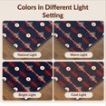 thumbnail image 7 of Design&I 4'x6' Ultra Soft Area Rug, Cd Record Retro Disc Grid Interlocking Soundwave Music Vinyl Refined Structured None Fluffy Washable Non Shedding for Bedroom Living Room Home Office, 7 of 7