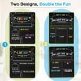 thumbnail image 3 of DOLLAR BOSS First and Last Day Chalkboard Signs, 14”x11” Double-Sided Reusable And Erasable Chalkboard with 7 Colorful Chalk Markers, Portable Dry Erase Chalk Board Ideal Photo Memory Kindergarten, 3 of 10