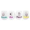 thumbnail image 1 of Silver Buffalo The Golden Girls Verre à Vin Sans Pied Ensemble de Collection de 4 Chaque Verre Contient 20 Onces, 1 of 2