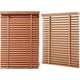 thumbnail image 3 of 2" Slats Indoor Wood Blinds - Blackout Venetian Shades For Windows 20"-64", Cordless Wooden Blinds For Living Room, 3 of 5