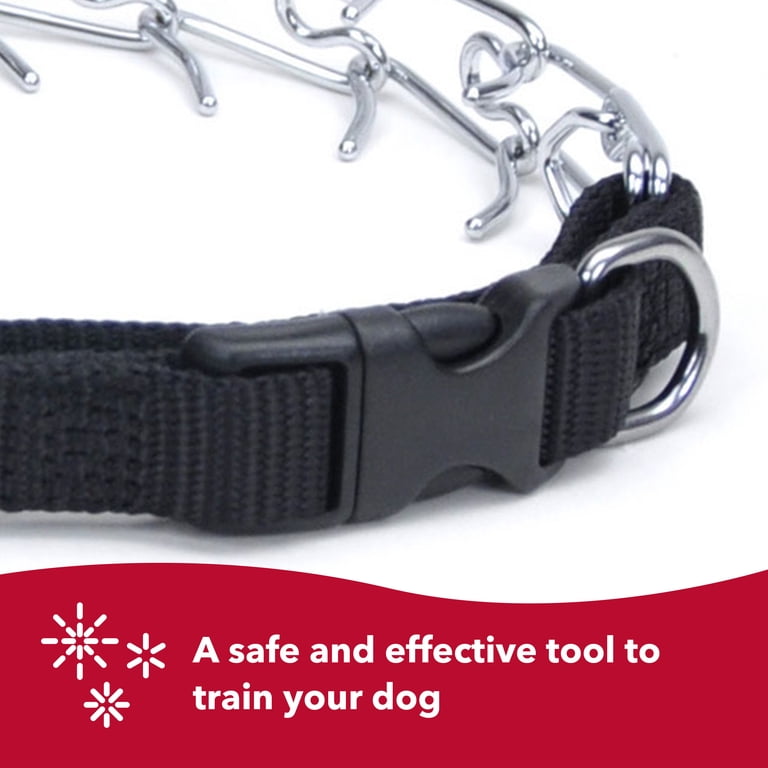 Coastal Pet Prong Training Collar, Chrome Metal Black photo 6