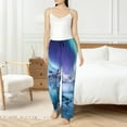 thumbnail image 6 of Lsque Night At Lake Aurora 1 Print Women's Pajama Pants, Lounge Pant - Comfortable Home Wear,Elastic Waistband, Stylish Design-XX-Large, 6 of 9