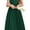 Dark grass geen, variant on Fancy Girl Junior Bridesmaid Dresses Kids Sleeveless Cute Maxi Dress Teen Long Wedding Party Prom Gowns