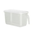 thumbnail image 2 of Fridge Bin Airtight Food Storage Containers，for Fruits Vegetables and Snacks Transparent Plastic and Space-saving Kitchen Organizers, 2 of 7