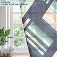 thumbnail image 4 of Yayeee Window Curtains Light Filtering 63"x42" Grommet Panel Pair Home Living Room Decor, Isometric Pink, 4 of 7