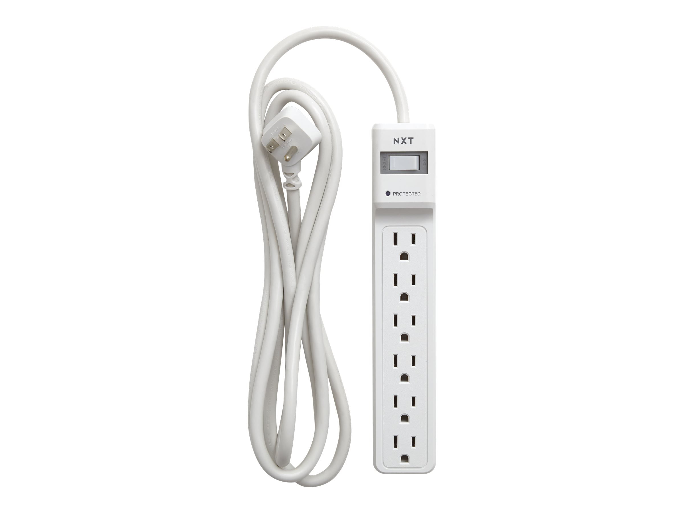 NXT Technologies 4-Outlet 2 USB Surge Protector 3ft Cord 600 Joules NX54310 