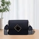thumbnail image 5 of Bolso bandolera para mujer Bolso cuadrado negro Bolso hobo de moda Bolso para teléfono (Negro), 5 of 6