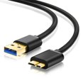 thumbnail image 1 of 50cm/100cm Data Cable Portable High Speed PVC USB 3.0 to Micro B External Hard Drive Disk Cable for Computers, 1 of 8