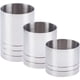 thumbnail image 1 of Juego de 3 medidores de coctelería de acero inoxidable de 25/35/60 ml. Medidas precisas para recetas de cócteles. Incluye coctelera y vaso medidor. Color: acero inoxidable., 1 of 6