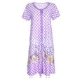 thumbnail image 3 of JEFFRICO Womens Nightgowns Sleepwear Soft Pajama Dress Nightshirts Plus Size, 3 of 4