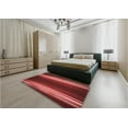 thumbnail image 5 of Ahgly Company Machine Washable Indoor Square Transitional Red Area Rugs, 7' Square, 5 of 7