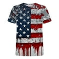 thumbnail image 5 of 4th of July T Shirts for Men American Flag T-Shirt Patriotic T Shirts Mens American Flag Shirt Men Print Fallow Round Neck T-Shirt Casual Fashion Short Sleeve Shirt, 5 of 5