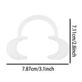 thumbnail image 2 of YWIYIUD 1 Pce Embouchure Transparente Réutilisable Modèle Pratique et Portable Ouvre-Bouche Durable Outils Auxiliaires Fournitures pour Ouvre-Bouche Convient aux Adultes et aux Ados, 2 of 4