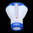 thumbnail image 3 of 5-Inch ABS Floating Pool Chemical Dispenser with Built-in Fahrenheit/Celsius Thermometer – Ideal for In-Ground/Above-Ground Pools, Hot Tubs, Spas & Bathtubs – Secure Twist-Lock Lid, Durable Design, 3 of 7