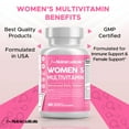 thumbnail image 2 of Multivitamin for Women with Biotin, Folic Acid, B12, Calcium, Magnesium - Women’s Daily Vitamins & Multi-Mineral Complex - Packed Full of Antioxidants & Energy Boosting Fruit - 120 Capsules - 2 Pack, 2 of 6