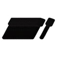 thumbnail image 1 of Reusable Appliance Cable Winder Cord Wrapper Wire Cable Organization Cable Holder Self Sticky Cable Ties for School, Bathroom, Computer , 20 piezas negro shamjiam Enrollador de cable, 1 of 9