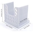 thumbnail image 3 of Adjustable Toast Slicer/ Cutting Guide for Homemade Bread, Plastic Bread Slicer Loaf for Slicing Bread Foldable Kitchen Baking Tools (White), 3 of 7