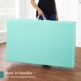 thumbnail image 6 of Best Choice Products 10ftx4ftx2in Folding Gym Mat 4-Panel w/ Carrying Handles & Folding Balance Beam - Aqua, 6 of 9