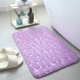 thumbnail image 2 of Juego de 2 alfombras de baño de espuma viscoelástica Naxoaeo en liquidación: alfombra de baño gruesa, suave y antideslizante, y tapete de baño contorneado, absorbente y lavable., 2 of 3