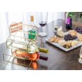 thumbnail image 6 of Nat & Jules Honeycomb Gold Tone Iron Metal Tabletop Wine Rack - Holds 6 Bottles, 6 of 6