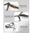 thumbnail image 4 of 3-Pack Women's Reading Glasses with Blue Light Blocking and Anti-Glare Features, 4 of 7