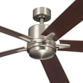 thumbnail image 4 of 330060NI Kichler Lighting Lucian Elite XL - 5 Blade Ceiling Fan with Light Kit In Modern Style-14.25 Inches Tall and 60 Inches Wide-Brushed Nickel, 4 of 10