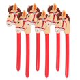 thumbnail image 1 of SNNROO6 Pcs Horse Stick Inflatable Party Supplies Foldable Plastic Horse‘s Child, 1 of 6