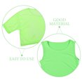 thumbnail image 3 of BRIGHTFUFU Neon Party Outfits para mujeres ideales para fiestas de baile con tops y mangas de redes de pescado para celebraciones temáticas retro de los años ochenta, 3 of 7