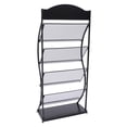 thumbnail image 4 of Multi-layer Book Shelf Rack Floor Storage Display Rack USspaper Comic Display, 4 of 11