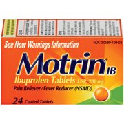 Motrin IB Ibuprofen Tablets, 24 Count