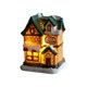 thumbnail image 2 of Casa con luz de nieve navideña BLESIY adorno navideño en miniatura de resina estatua de jardín iluminada Estilo B, 2 of 8