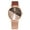 Brown, variant on Creative Simplicity Womens Business Watch Leather Band Elegant Watches Ladies Wristwatch Minimalist Design Jewelry for Women