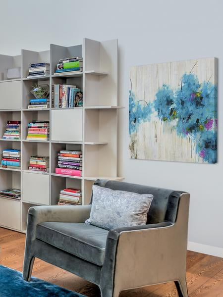 "Center Piece II-2" Painting Print on Wrapped Canvas