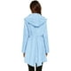 thumbnail image 5 of Chubasquero LOMON, ligero e impermeable para mujer, color azul claro, 5 of 6