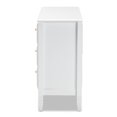 thumbnail image 5 of Baxton Studio Naomi Classic and Transitional White Finished Wood 6-Drawer Bedroom Dresser, 5 of 9