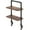 Vintage Brown/Black, variant on VIVO Clamp-on 16 inch 2-Tier Decorative Industrial Pipe Shelves, Vintage Brown