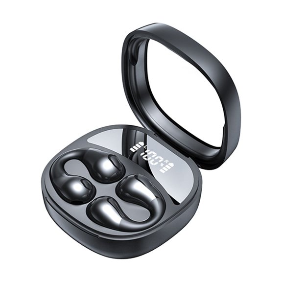 EcoNest Wireless Ear Clip Bone Conduction Headphones Bluetooth Mini Sports Running Earring Headphones Open Ear In Ear Headphones Wireless Earbuds With Earhook