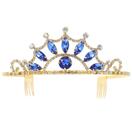 

Girls Birthday Rhinestone Tiara Crystal Tiara Crown Party Decorative Headband