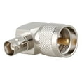 thumbnail image 5 of 2X UHF PL259 -259 Male to BNC Female Right Angle Adapter Connector,Silver, 5 of 7