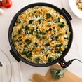 thumbnail image 2 of Dash Family Size Electric Skillet with 14 inch Nonstick Surface + Recipe Book for Pizza Burgers, Cookies, Fajitas, Breakfast & More, 20 Cup Capacity, 2.5 inch Deep, 1400-Watt - Red, 2 of 5
