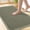 Green, variant on Waffle Bath Mat 24"x17", Extra Soft Absorbent Bathroom Rug, Non-Slip, Quick Dry, Machine Washable, Brown
