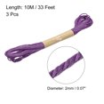 thumbnail image 2 of Unique Bargains 33 Feet 2mm Jute Twine, Jute Rope for Craft Projects Purple 3 Pack, 2 of 6